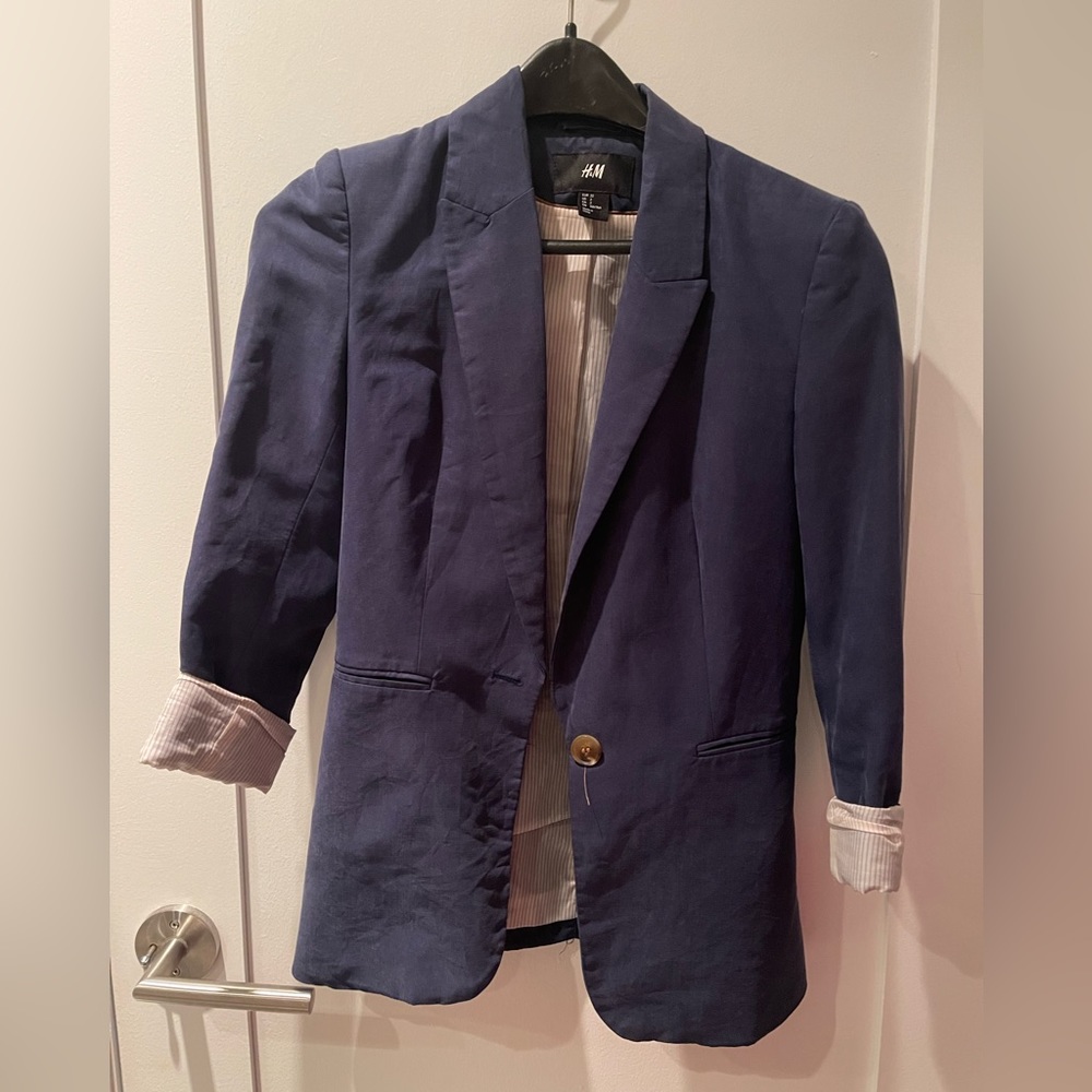 H&M navy blue blazer